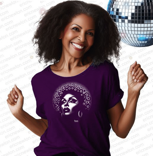 The Sultana of the Sands T Shirt design of classy and elegant women of Jazz available in different colors.