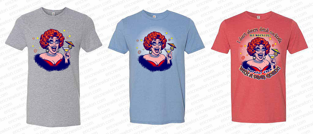 Customized Tee Shirt Designs for LGBTQ Promotional Events